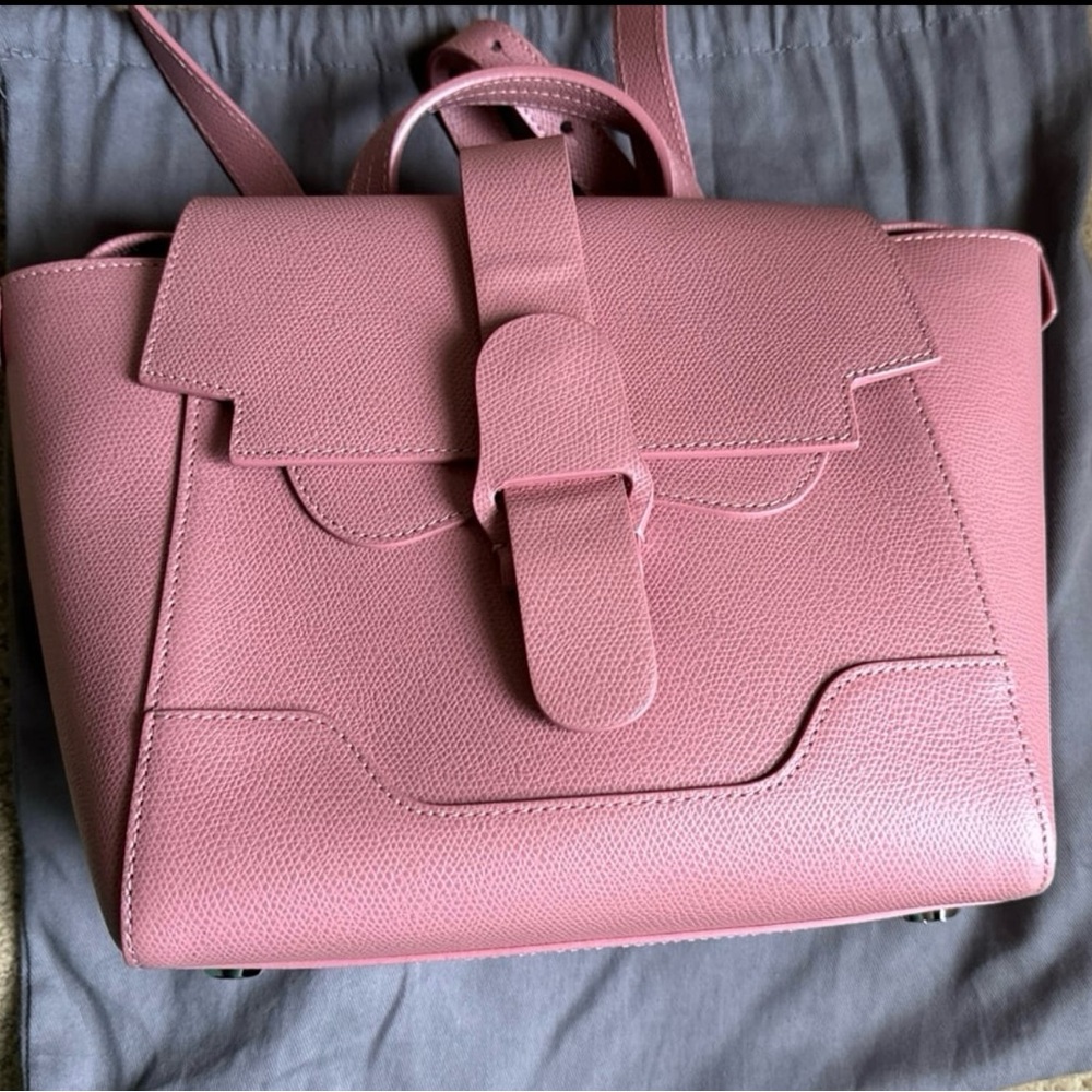 Serve Mini Maestra in Mauve with silver hardware